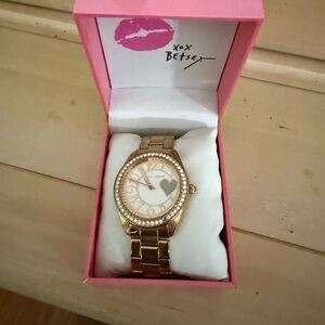 Women’s Rose Gold Betsey Johnson Watch